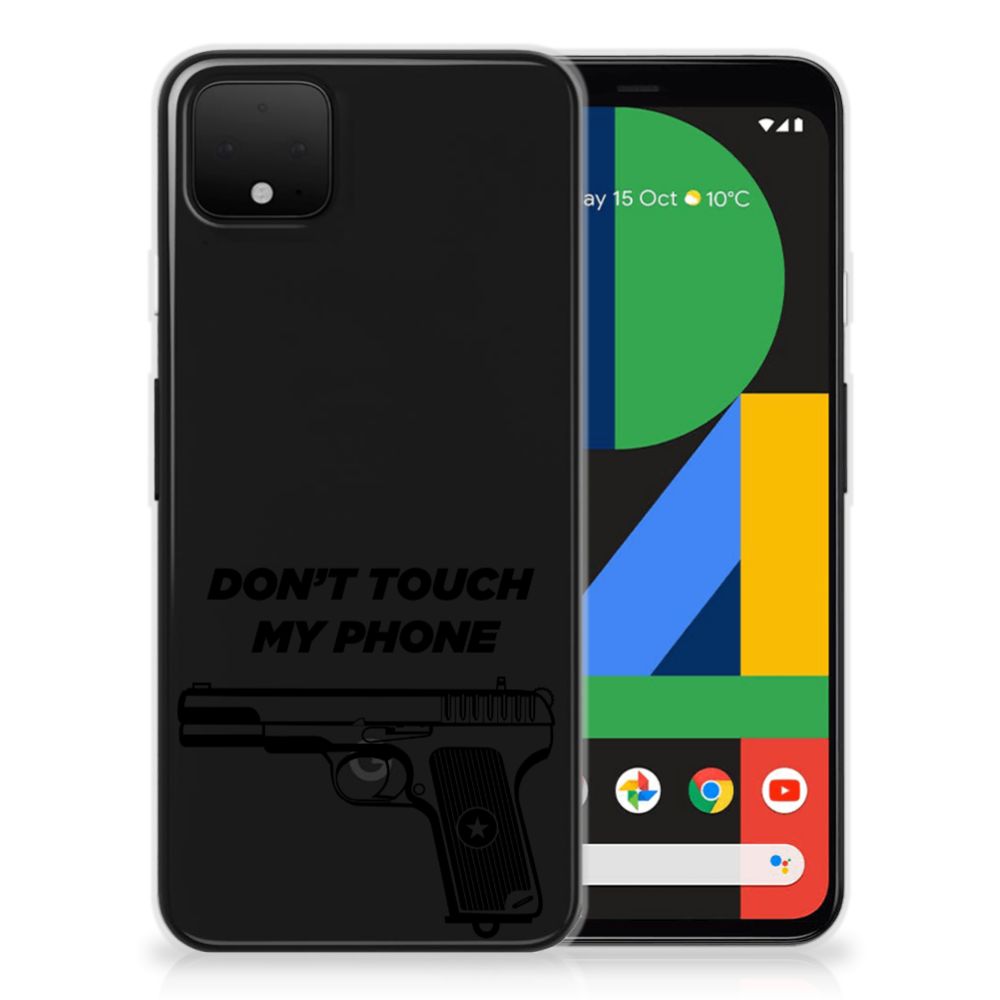 Google Pixel 4 XL Silicone-hoesje Pistol DTMP