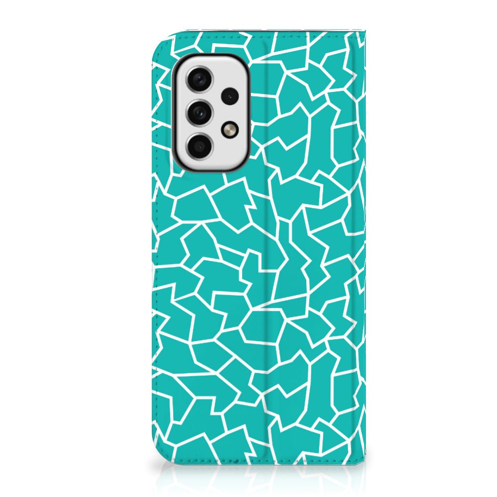 Samsung Galaxy A23 Bookcase Cracks Blue - B2C Telecom