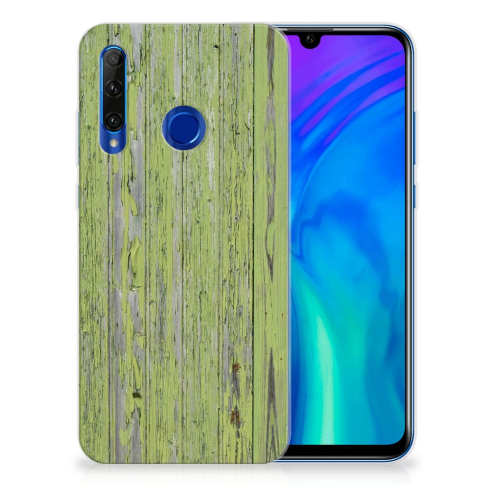 Honor 20 Lite Bumper Hoesje Green Wood