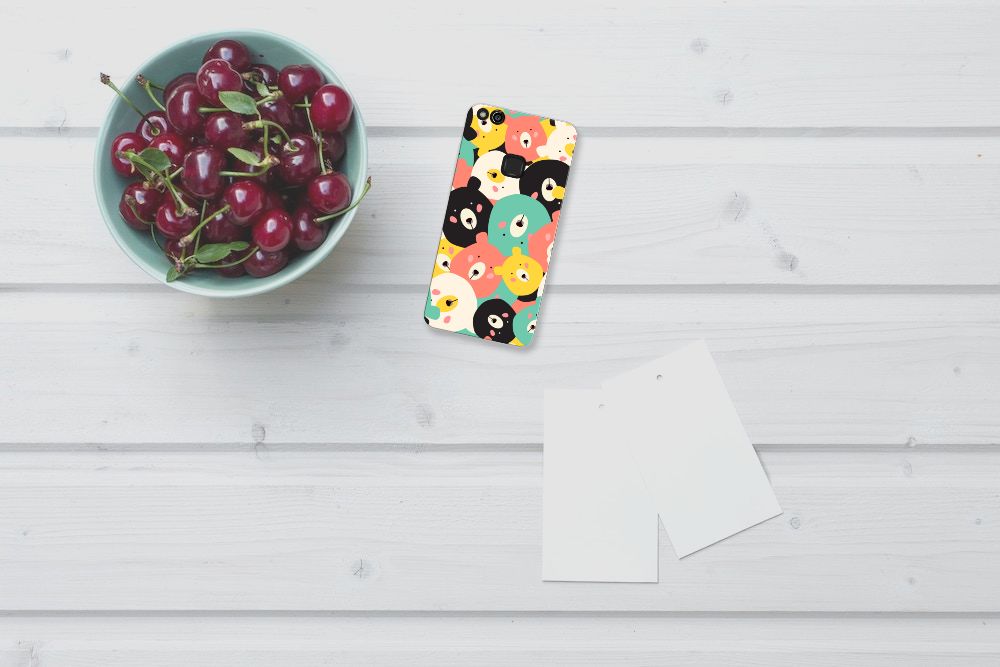 Huawei P10 Lite Telefoonhoesje met Naam Bears