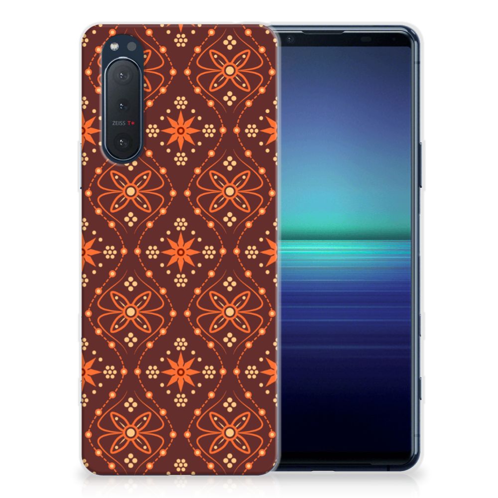 Sony Xperia 5II TPU bumper Batik Brown B2C Telecom