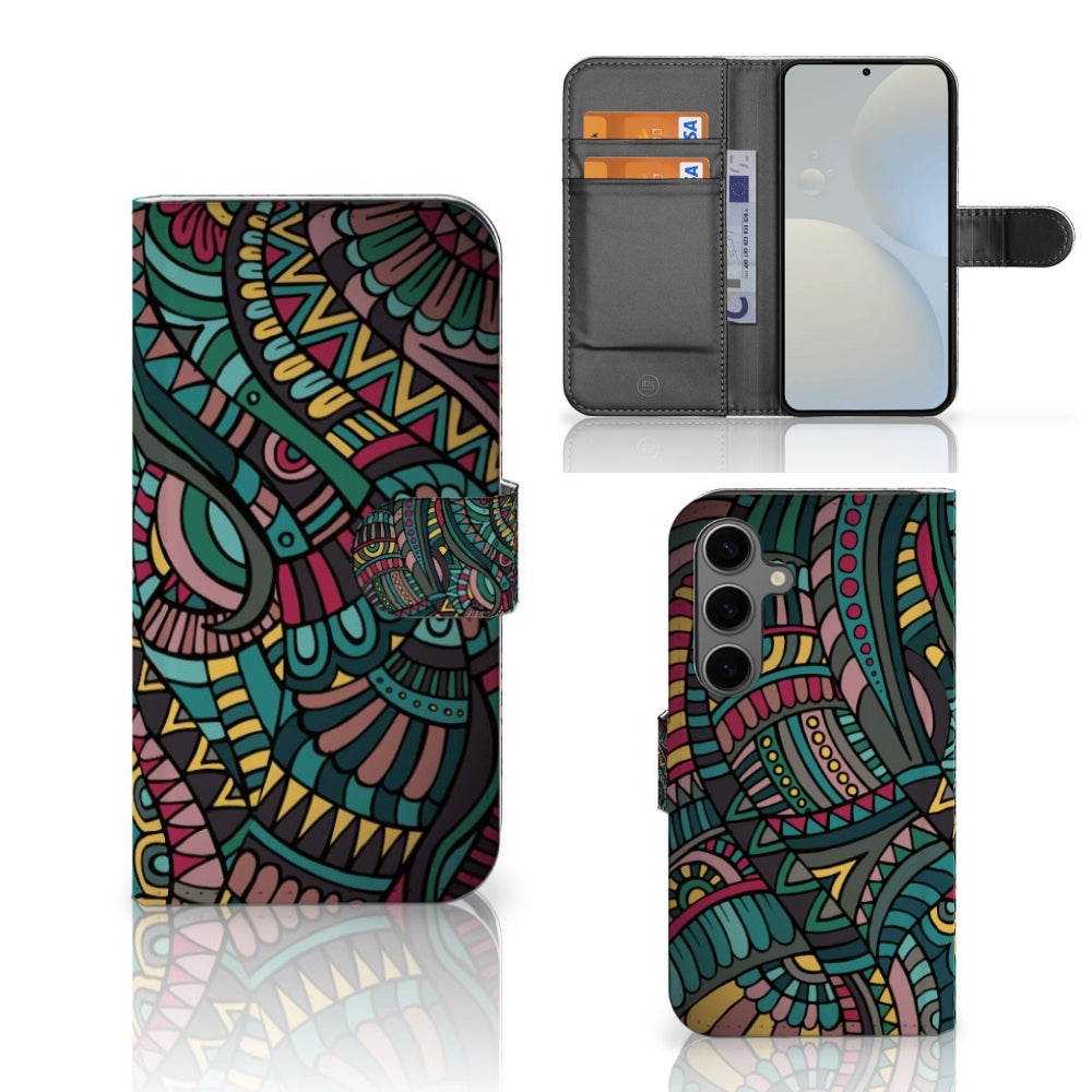 Samsung Galaxy S25 Telefoon Hoesje Aztec
