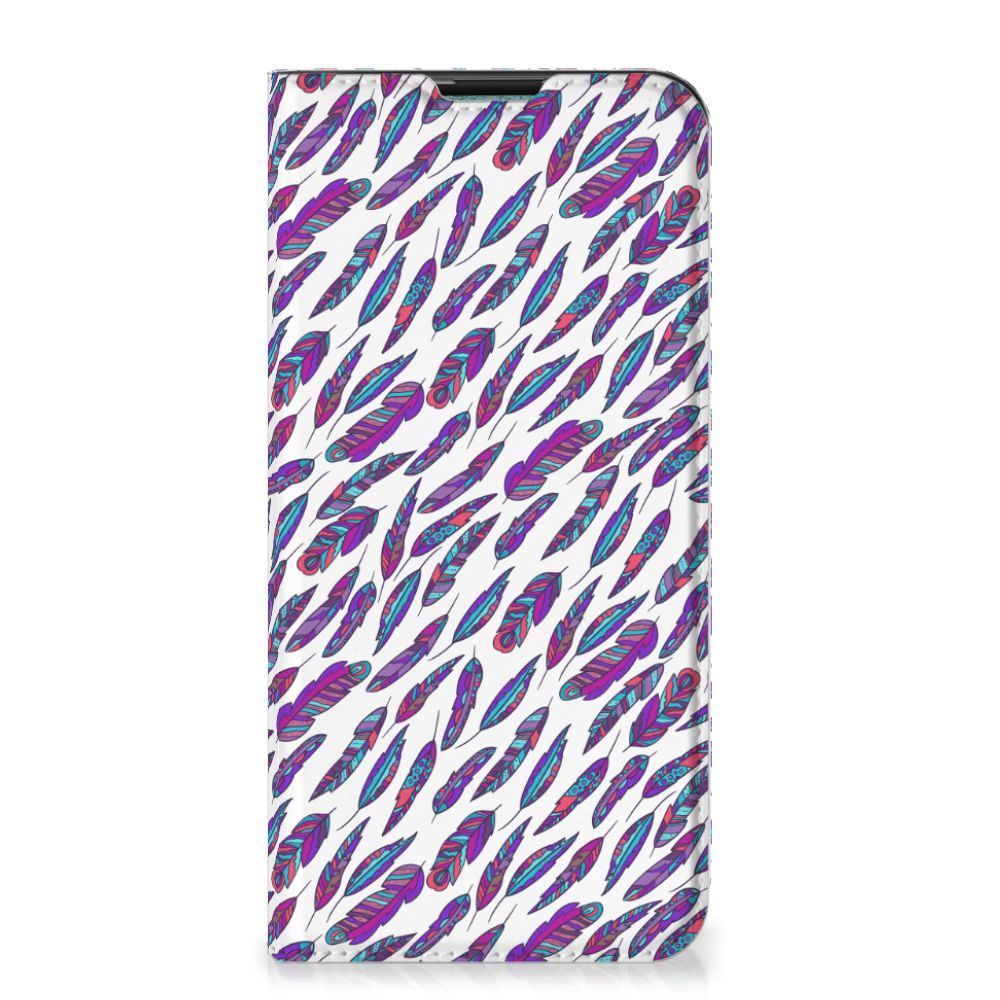 Nokia X20 | X10 Hoesje met Magneet Feathers Color - B2C Telecom