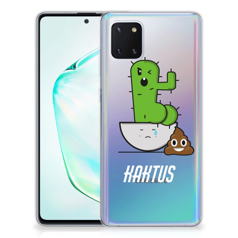 Samsung Galaxy Note 10 Lite Telefoonhoesje met Naam Cactus Poo B2C Telecom
