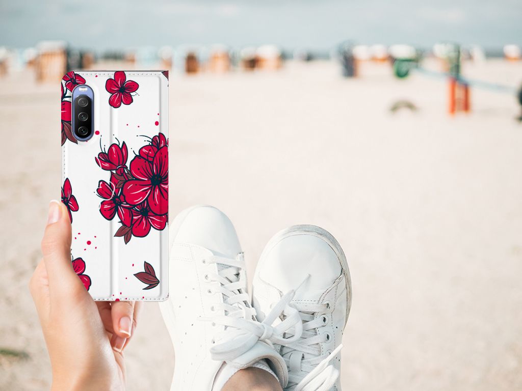 Sony Xperia 10 III Smart Cover Blossom Red - B2C Telecom