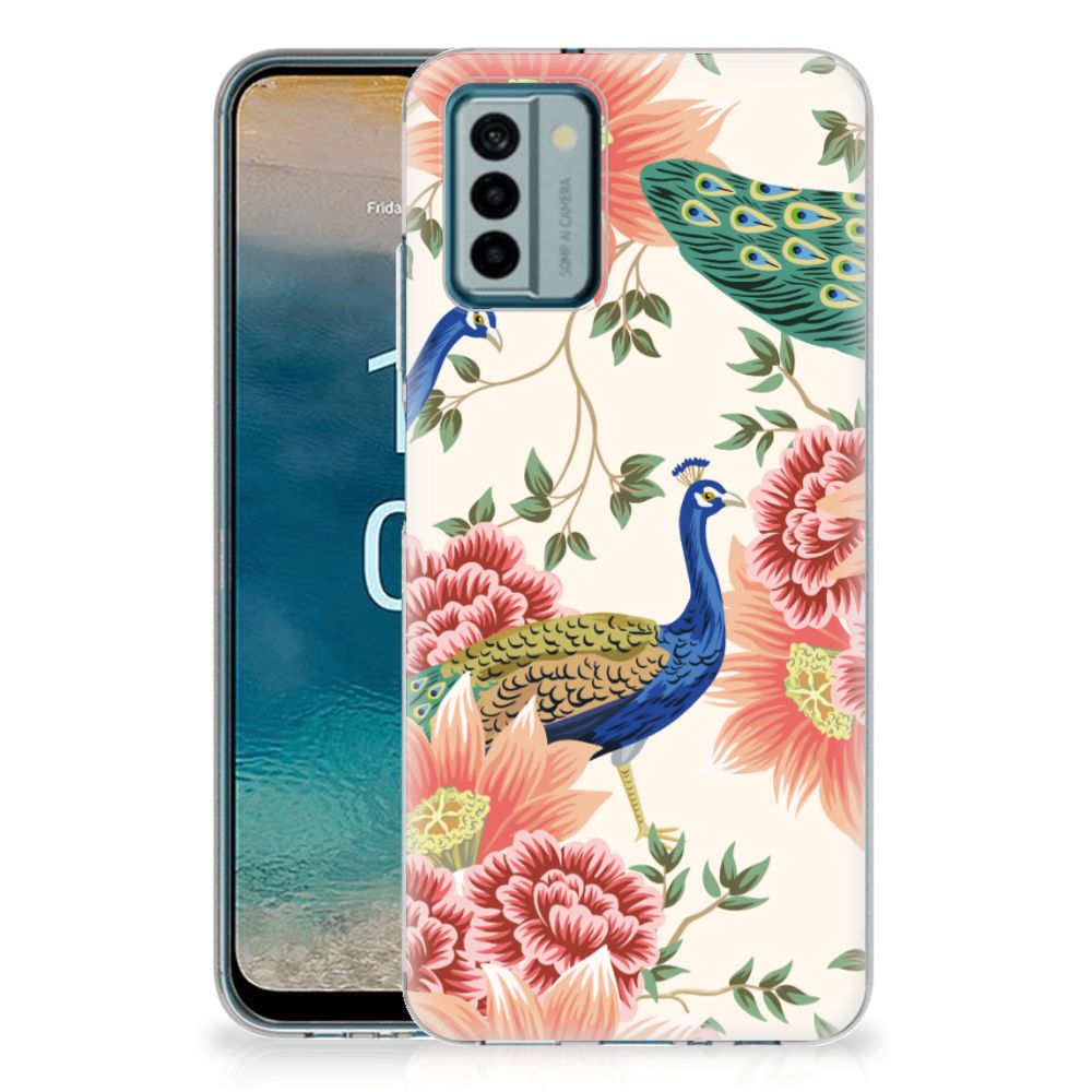 TPU Hoesje voor Nokia G22 Pink Peacock