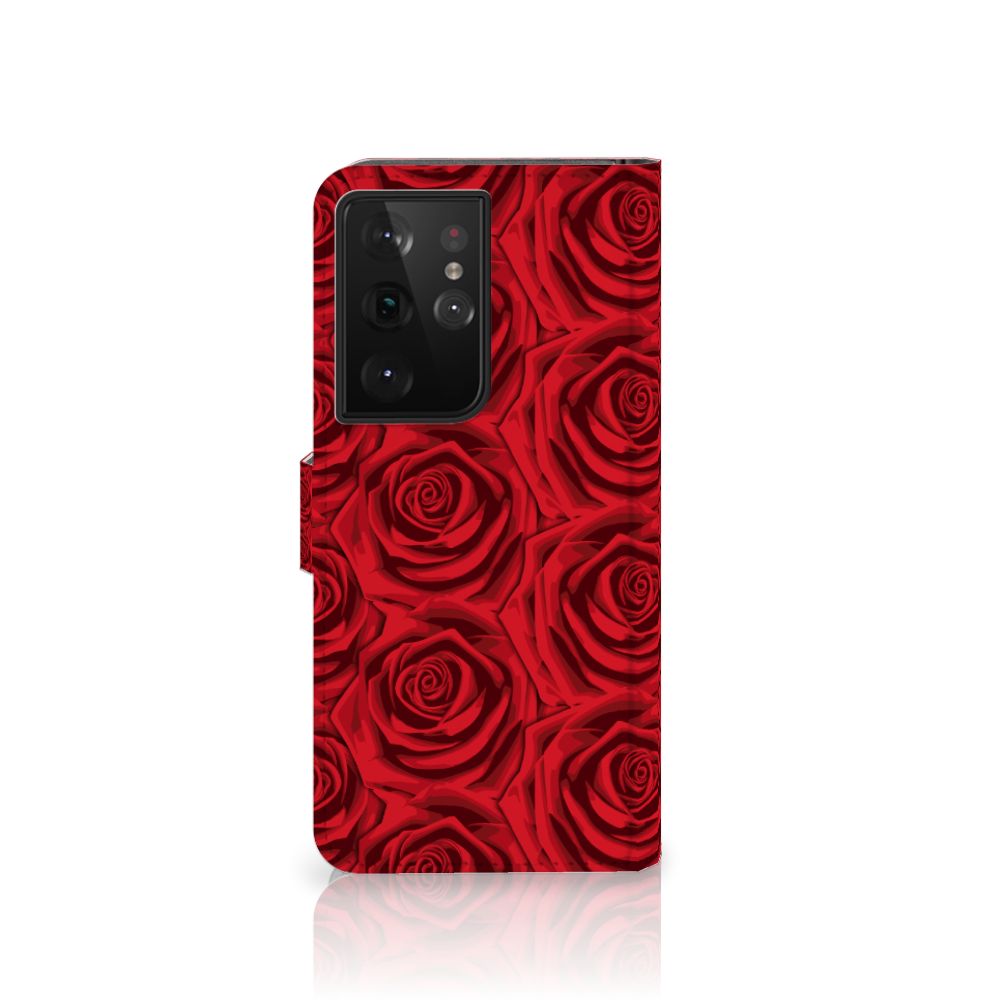 Samsung Galaxy S21 Ultra Hoesje Red Roses