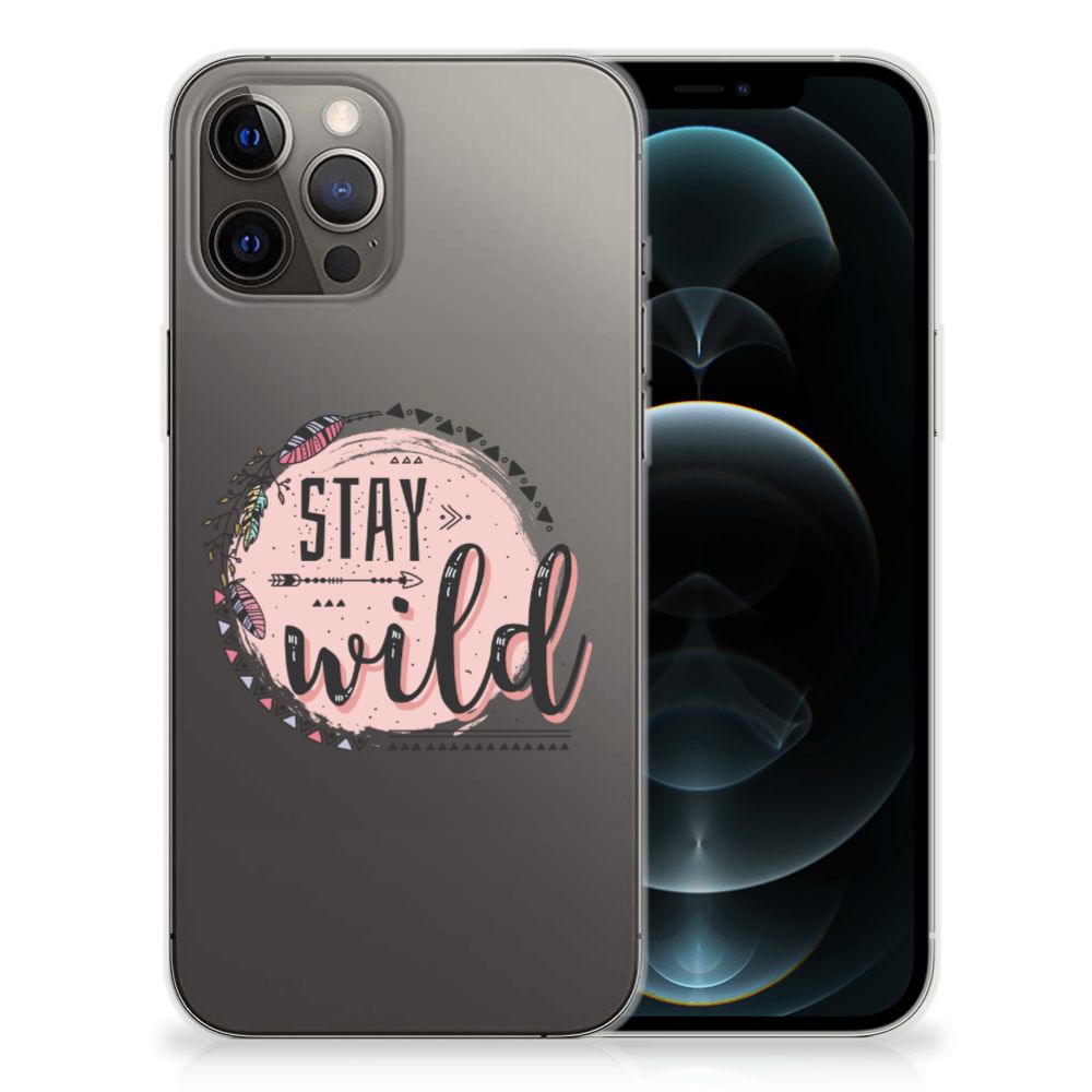 iPhone 12 Pro Max Telefoonhoesje met Naam Boho Stay Wild B2C Telecom