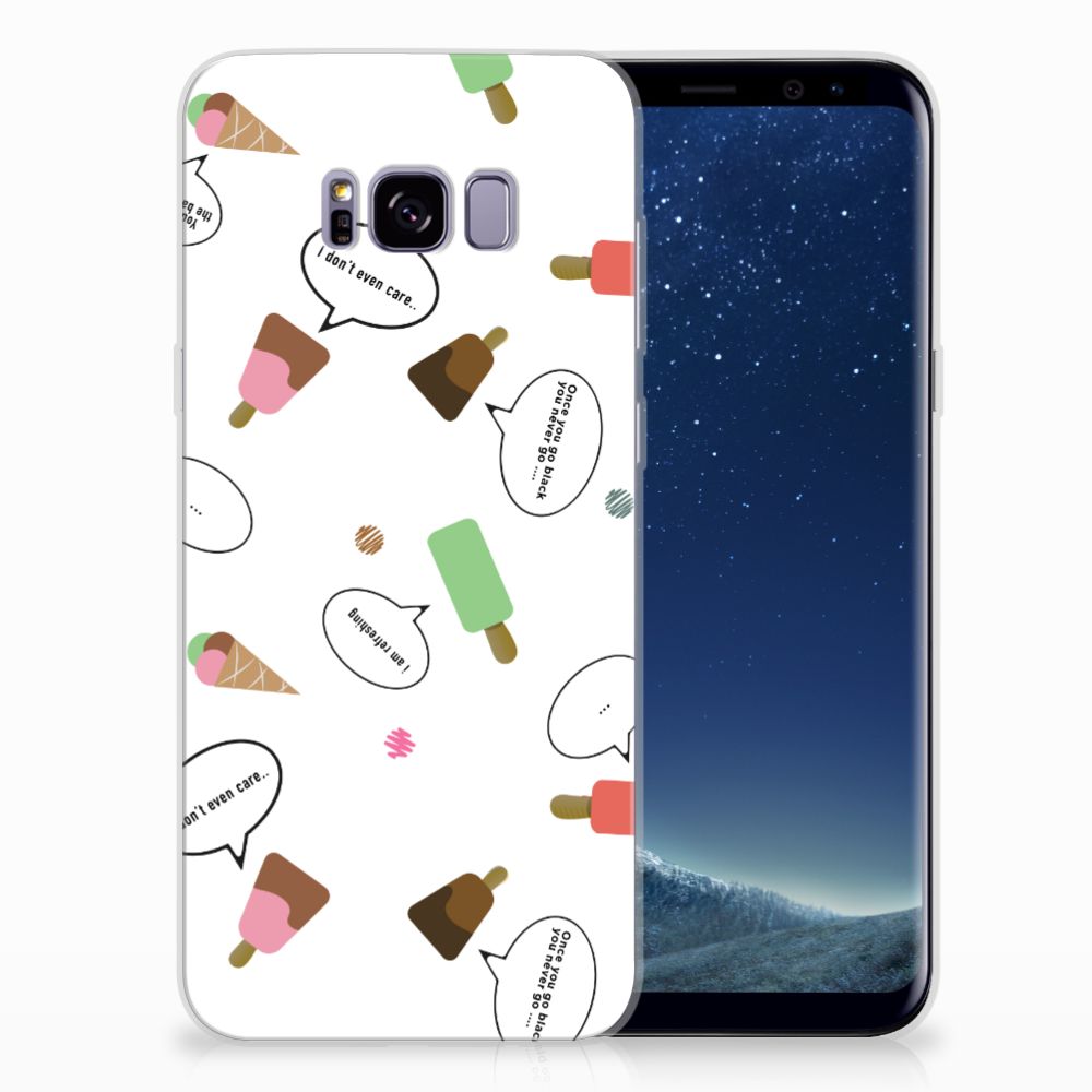 Samsung Galaxy S8 Plus Siliconen Case IJsjes