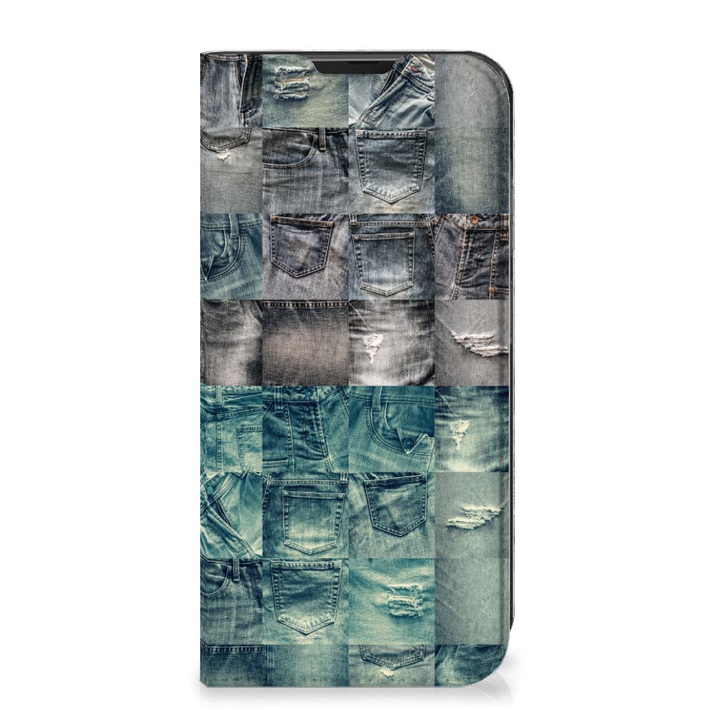 Hippe Standcase Samsung Galaxy Xcover 6 Pro Spijkerbroeken - B2C Telecom