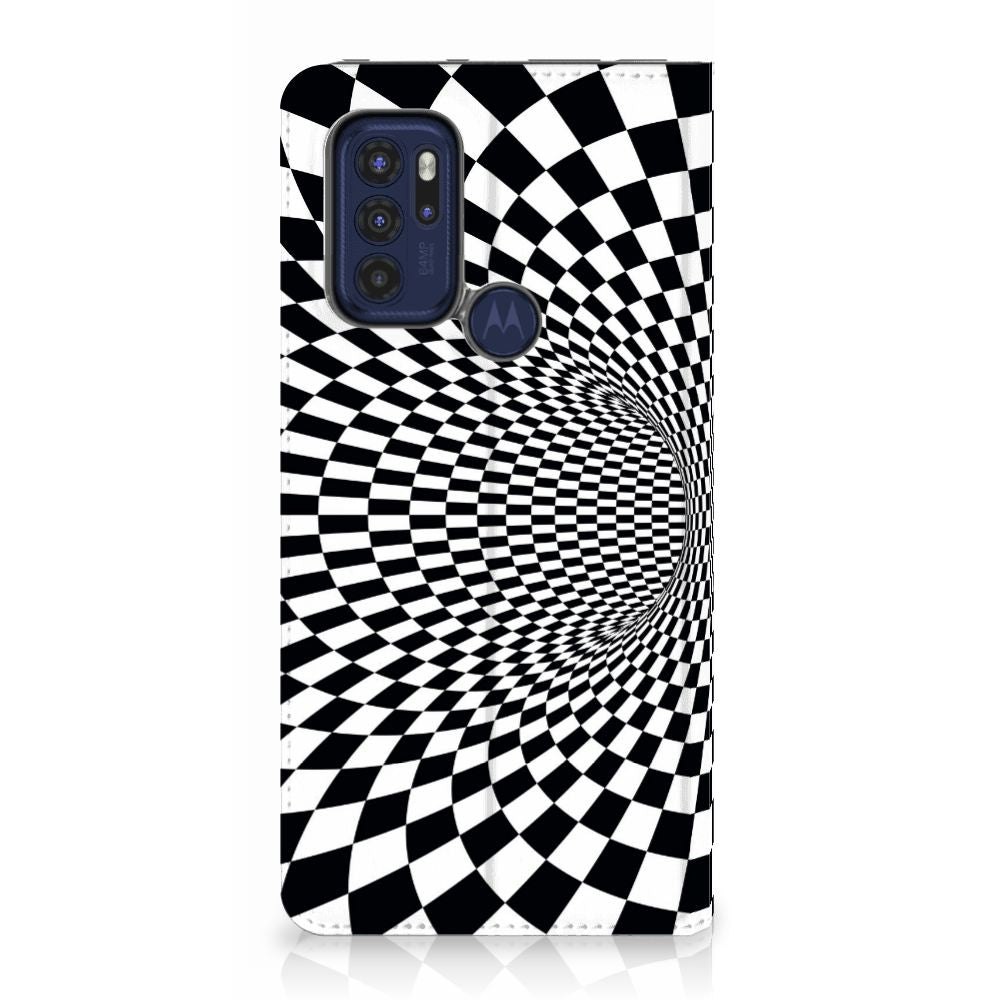 Motorola Moto G60s Stand Case Illusie - B2C Telecom