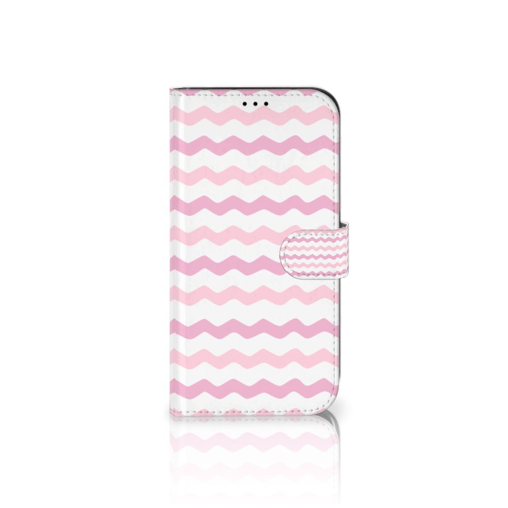 iPhone 13 Pro Max Telefoon Hoesje Waves Roze