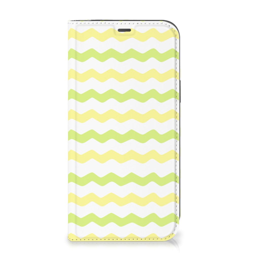 iPhone 12 Pro Max Hoesje met Magneet Waves Yellow - B2C Telecom