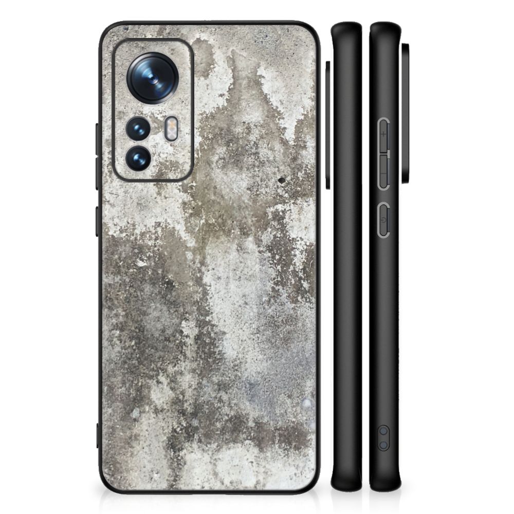 Xiaomi 12 | 12X Marmeren Print Telefoonhoesje Beton Print B2C Telecom