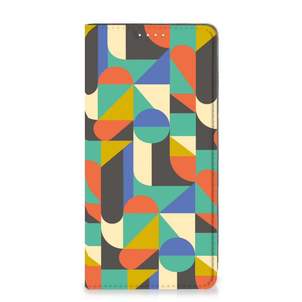 Samsung Galaxy S23 Hoesje met Magneet Funky Retro - B2C Telecom