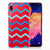 Samsung Galaxy A10 TPU bumper Zigzag Blauw