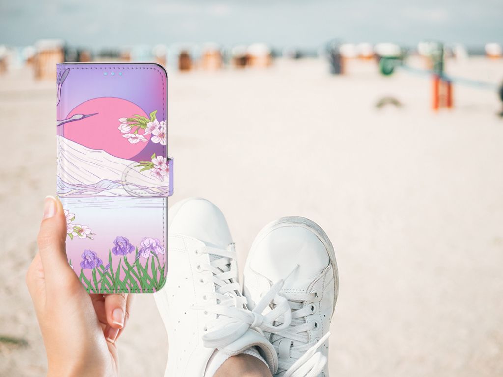 OPPO A74 4G Telefoonhoesje met Pasjes Bird Flying