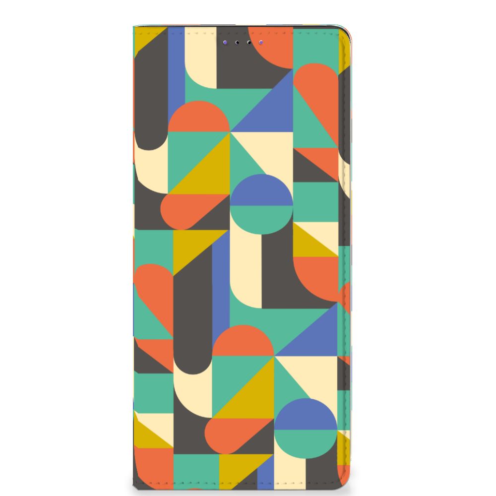 Samsung Galaxy A22 5G Hoesje met Magneet Funky Retro - B2C Telecom