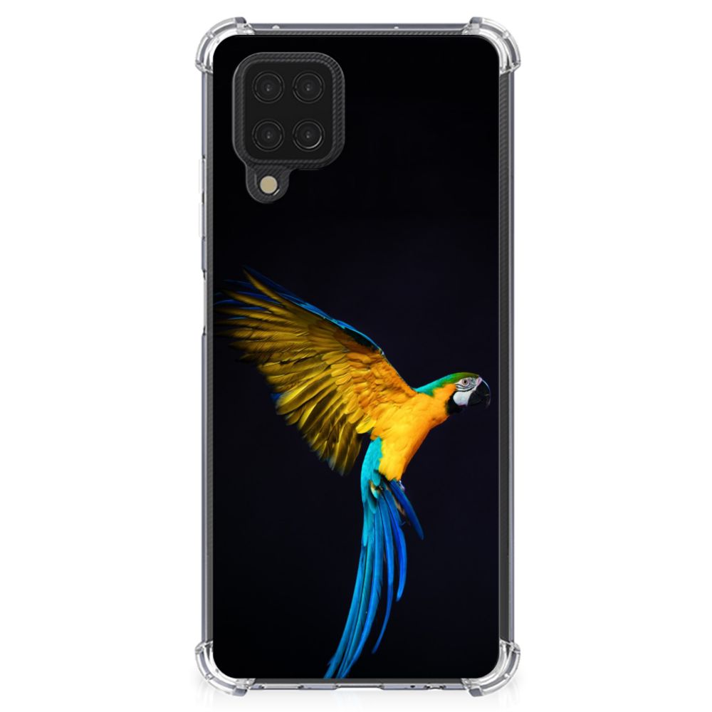 Samsung Galaxy A12 Case Anti-shock Papegaai - B2C Telecom