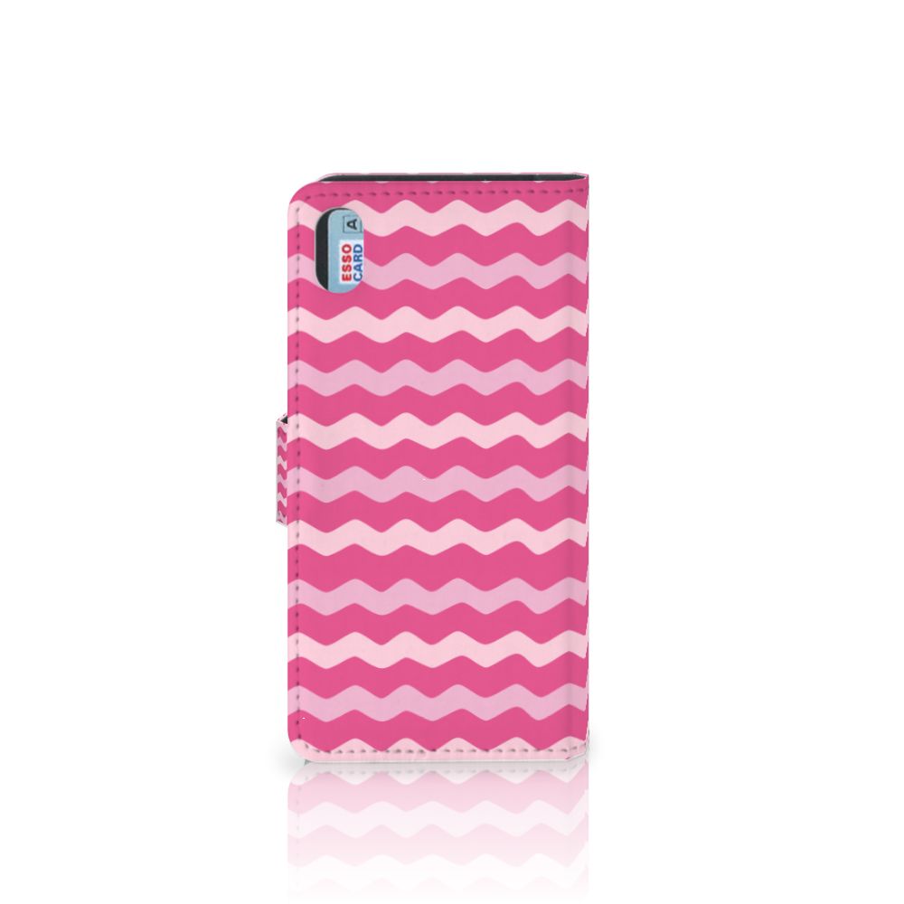 Xiaomi Redmi 7A Telefoon Hoesje Waves Pink