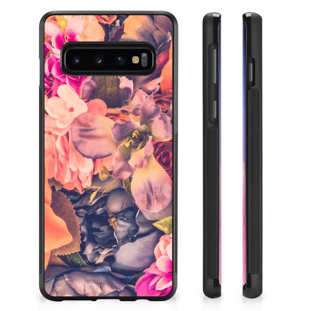 Samsung Galaxy S10+ Skin Case Bosje Bloemen