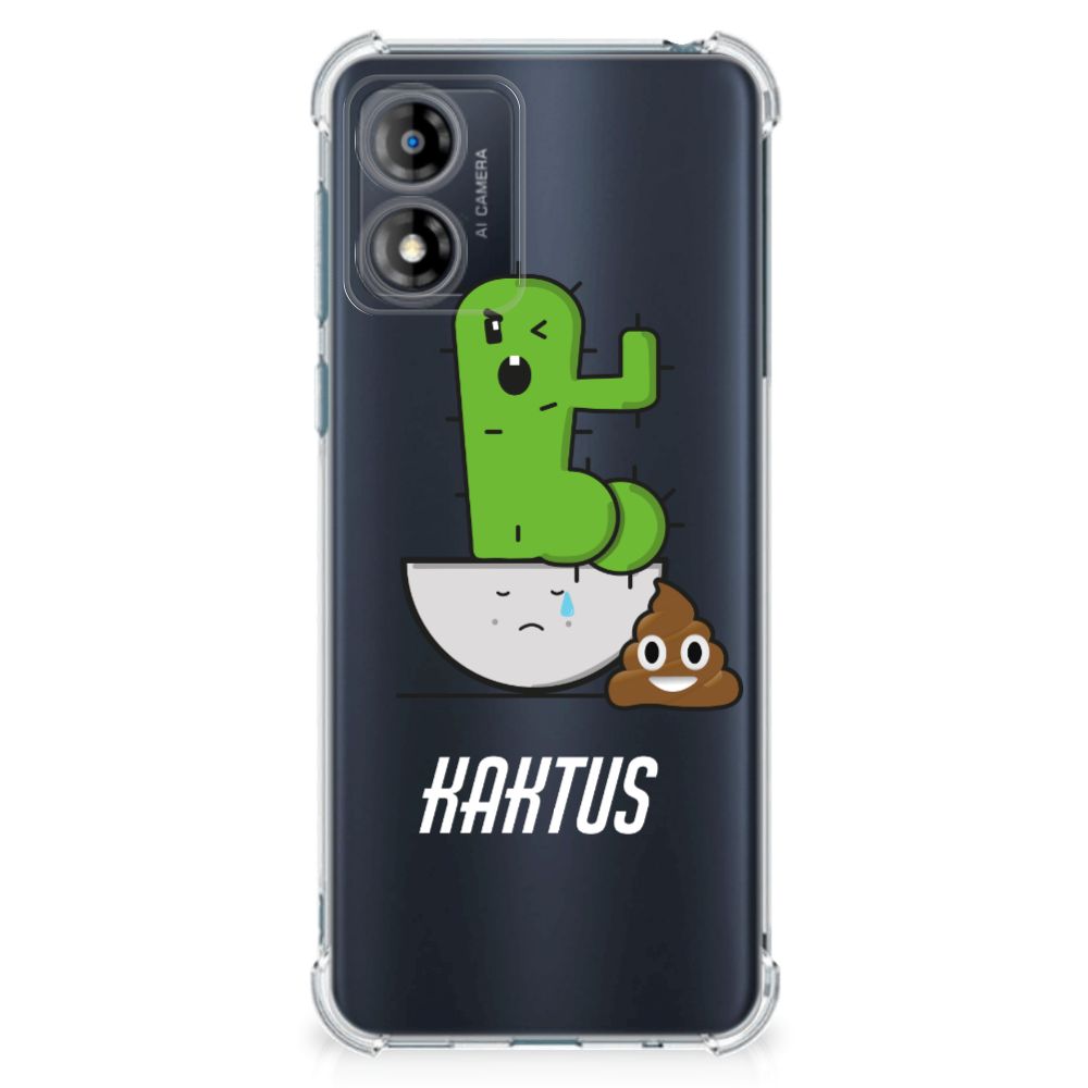 Motorola Moto E13 Stevig Bumper Hoesje Cactus Poo B2C Telecom