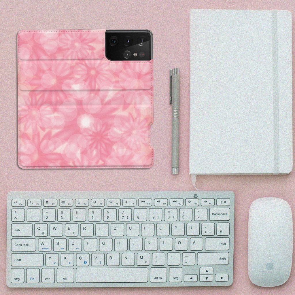 Samsung Galaxy S21 Ultra Smart Cover Spring Flowers - B2C Telecom