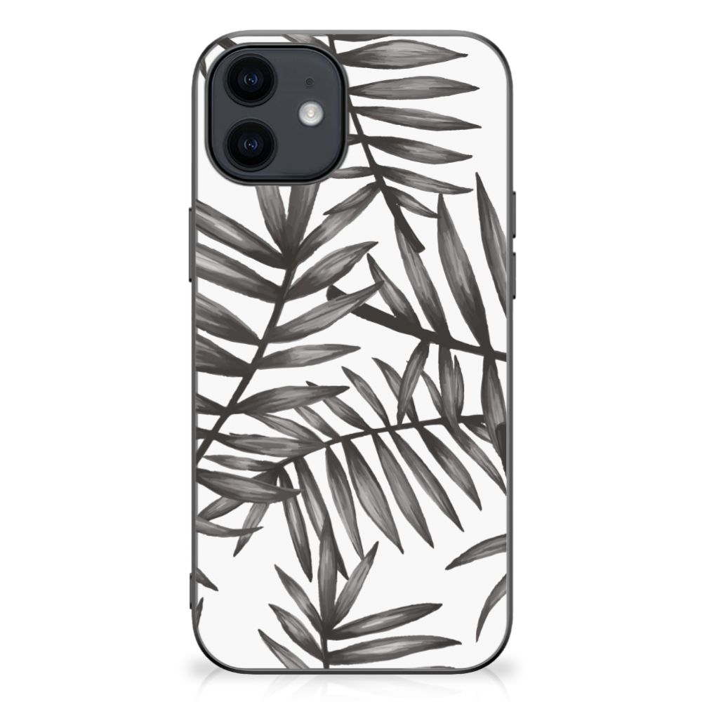 iPhone 12 Pro | 12 (6.1") Skin Case Leaves Grey