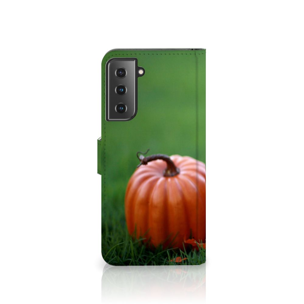 Samsung Galaxy S21 Plus Telefoonhoesje met Pasjes Kitten