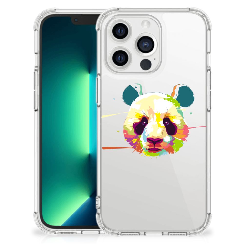 iPhone 13 Pro Max Stevig Bumper Hoesje Panda Color - B2C Telecom