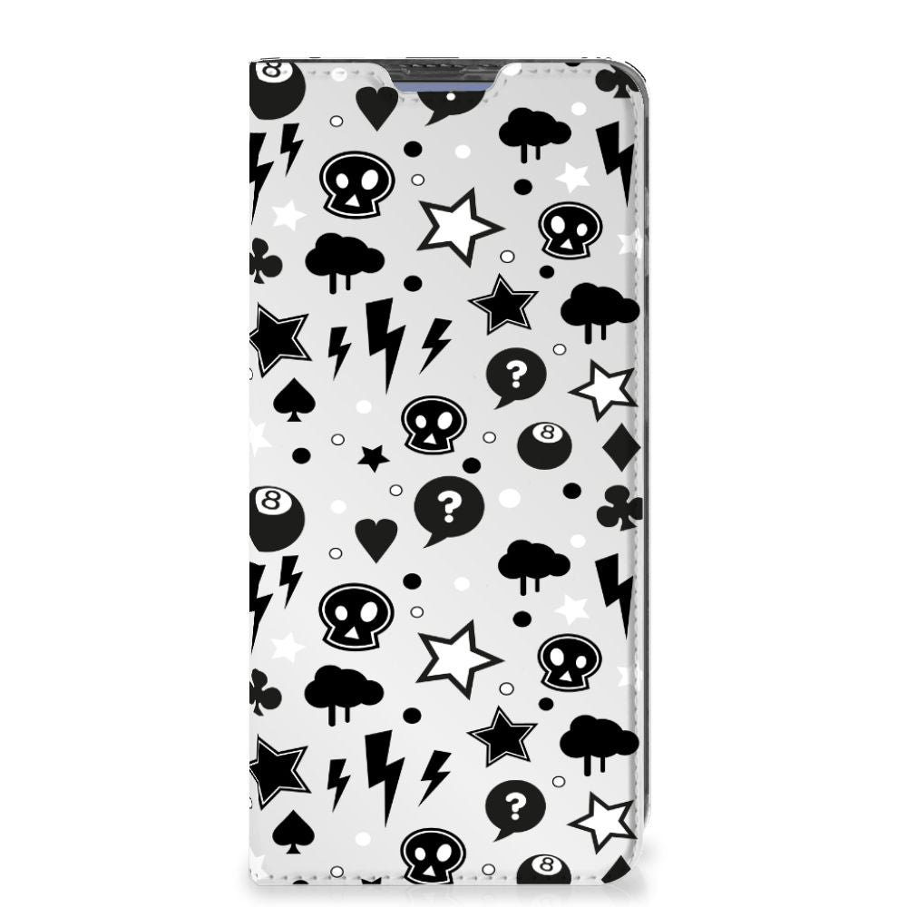 Mobiel BookCase Poco X4 Pro 5G Silver Punk - B2C Telecom