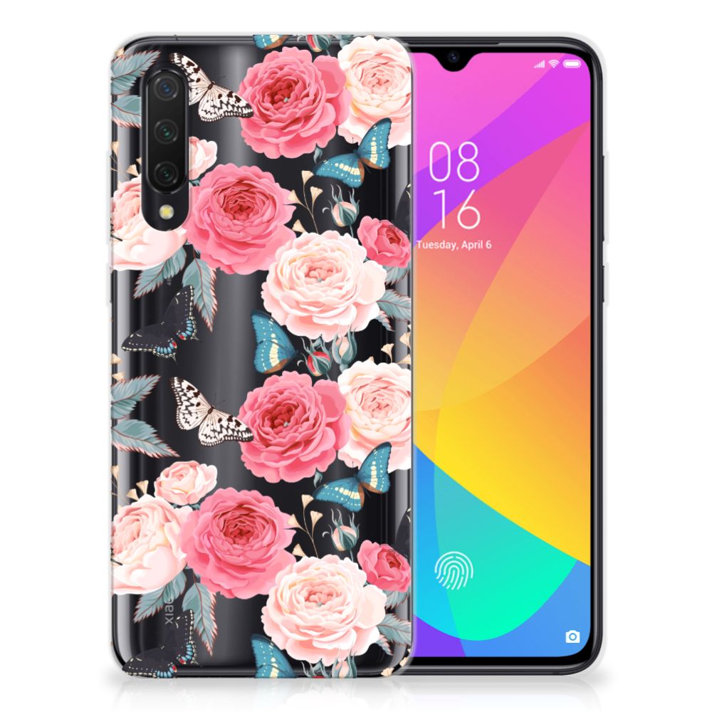 Xiaomi Mi 9 Lite TPU Case Butterfly Roses B2C Telecom