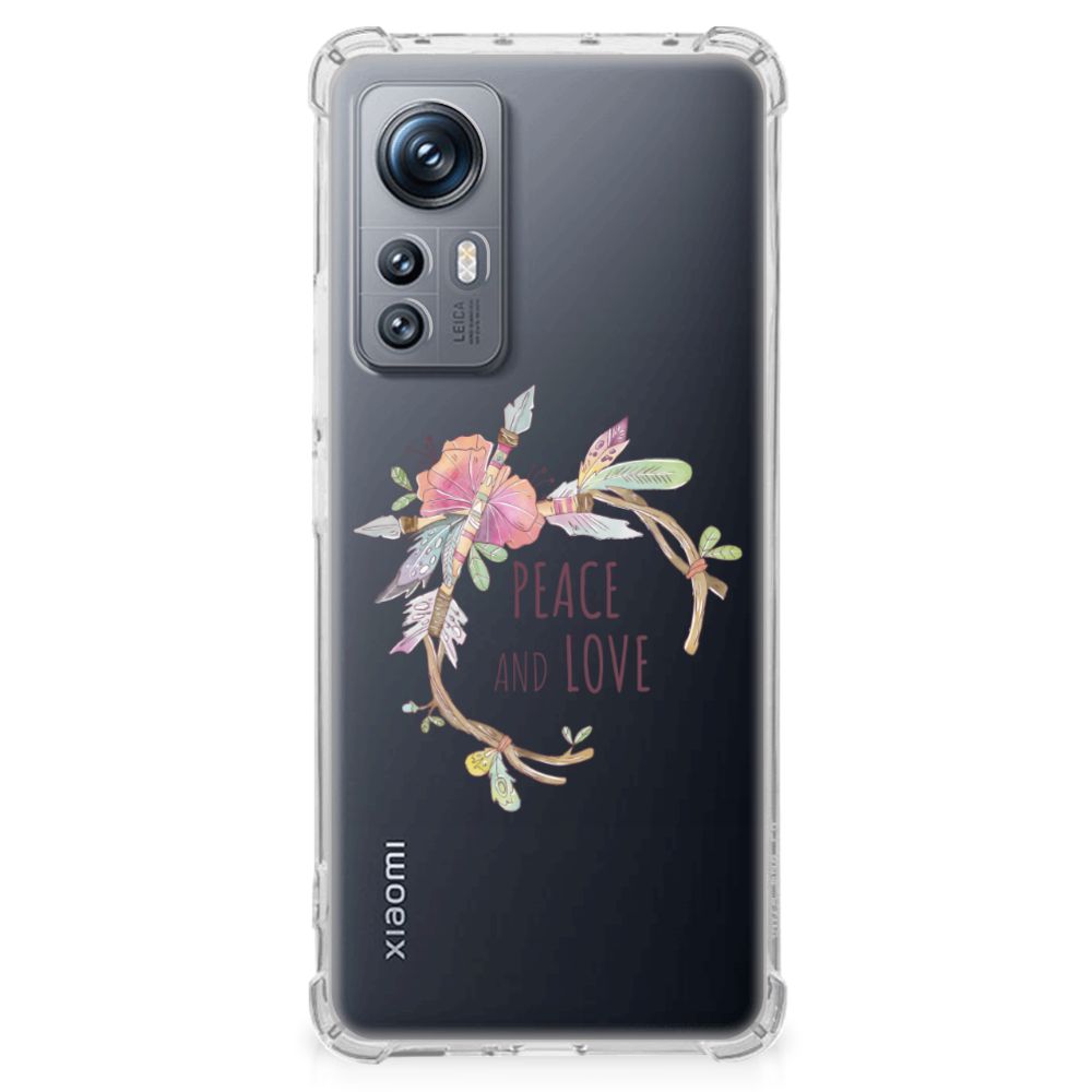 Xiaomi 12 | 12x Stevig Bumper Hoesje Boho Text