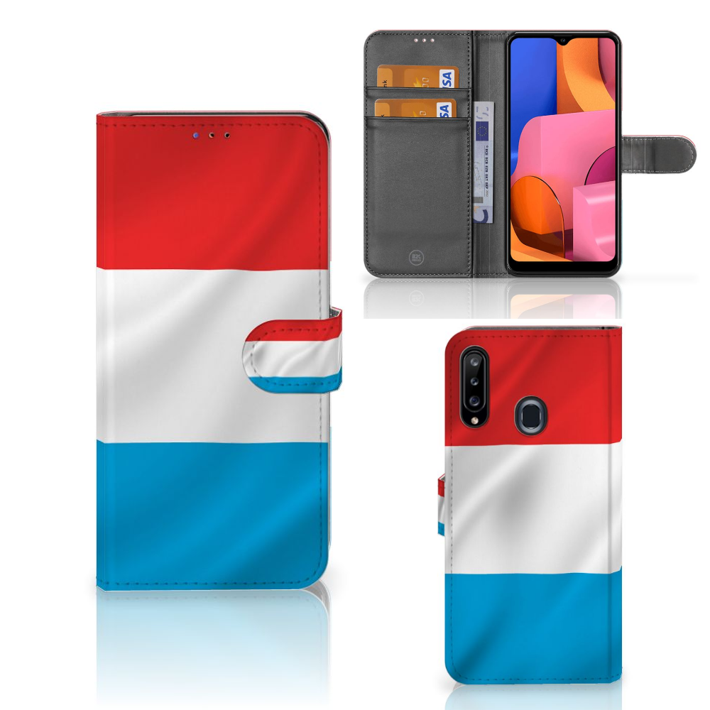 Samsung Galaxy A20s Bookstyle Case Luxemburg