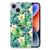 Apple iPhone 14 TPU Case Orchidee Groen