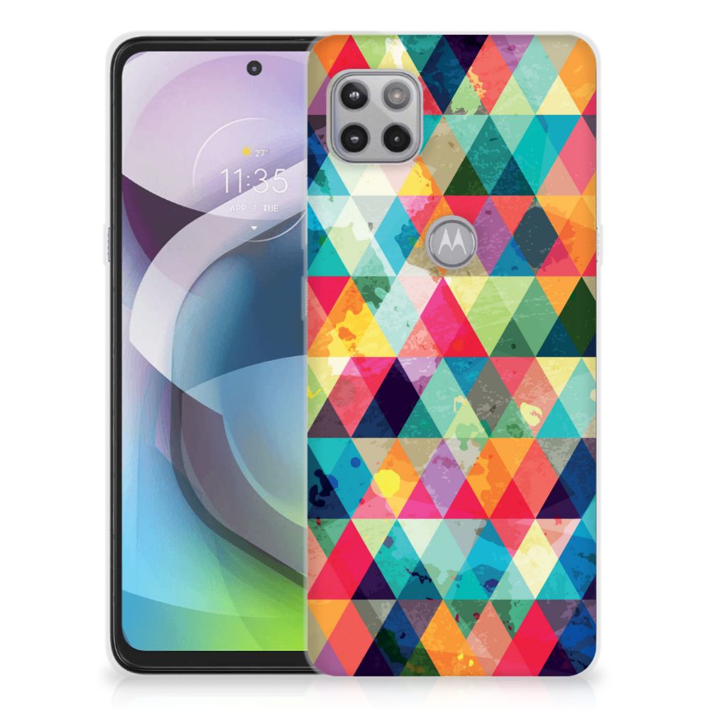 Motorola Moto G 5G TPU bumper Geruit