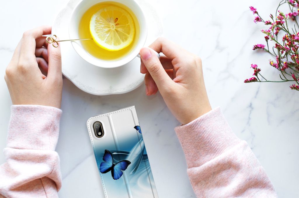 Huawei Y5 (2019) Hoesje maken Vlinders - B2C Telecom