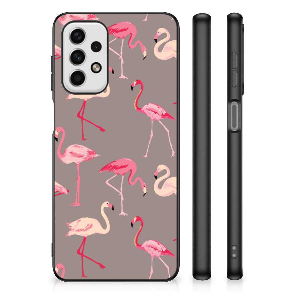 Samsung Galaxy A23 Dierenprint Telefoonhoesje Flamingo B2C Telecom