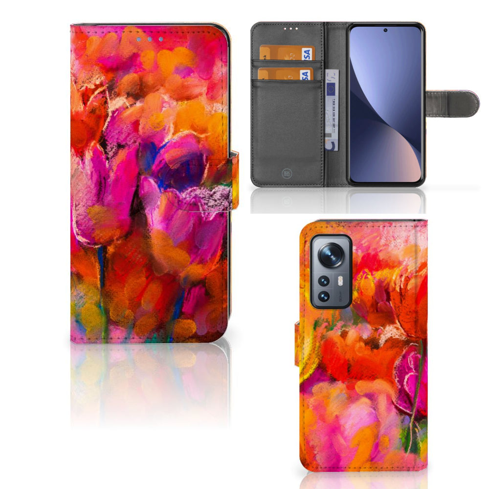 Hoesje Xiaomi 12 | 12X Tulips