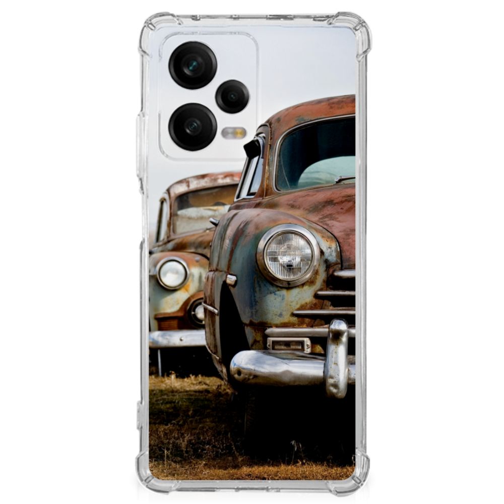 Xiaomi Redmi Note 12 Pro Anti-shock Hoesje met foto Vintage Auto