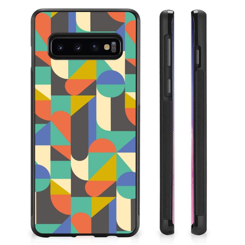 Samsung Galaxy S10+ Bumper Case Funky Retro