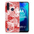 Silicone Back Case Motorola Moto G8 Power Lite Angel Skull Rood B2C Telecom