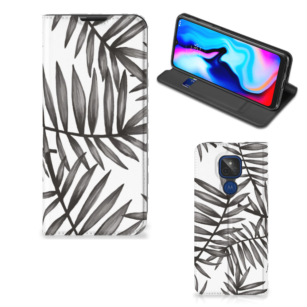 Motorola Moto G9 Play Smart Cover Leaves Grey - B2C Telecom