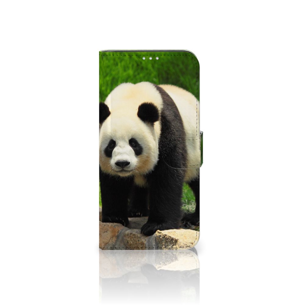 Motorola G8 Power Telefoonhoesje met Pasjes Panda