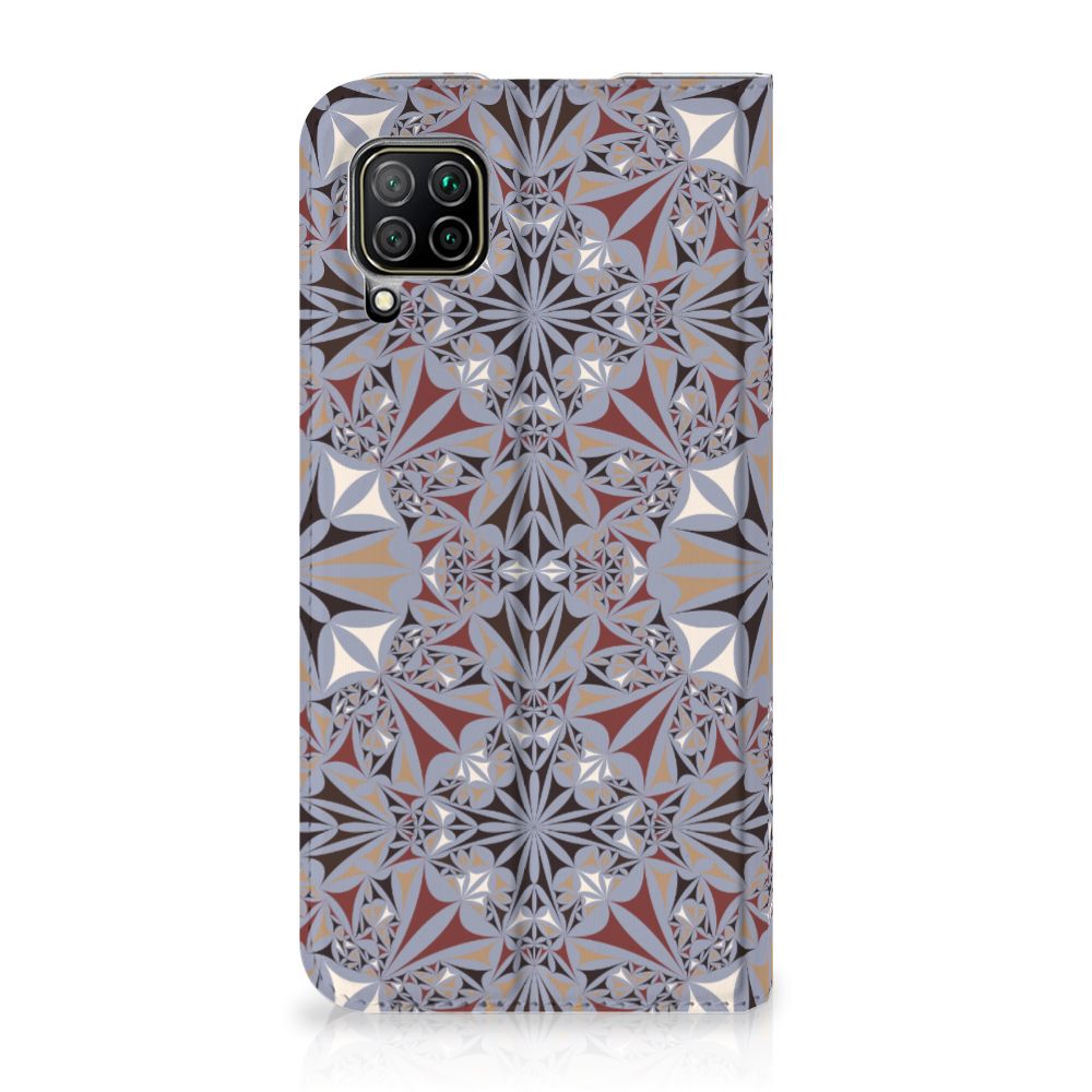 Huawei P40 Lite Standcase Flower Tiles - B2C Telecom
