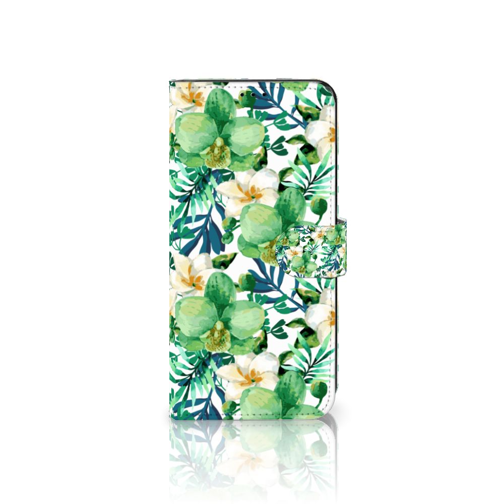 Motorola Edge 30 Pro Hoesje Orchidee Groen