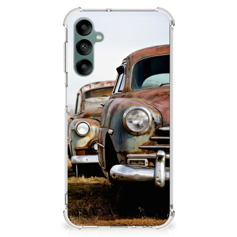 Samsung Galaxy A24 Anti-shock Hoesje met foto Vintage Auto