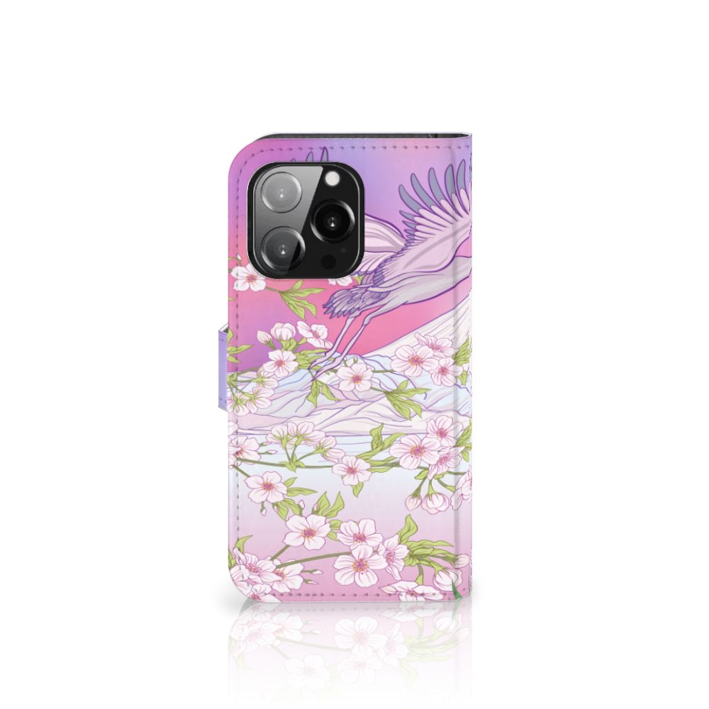 iPhone 13 Pro Telefoonhoesje met Pasjes Bird Flying