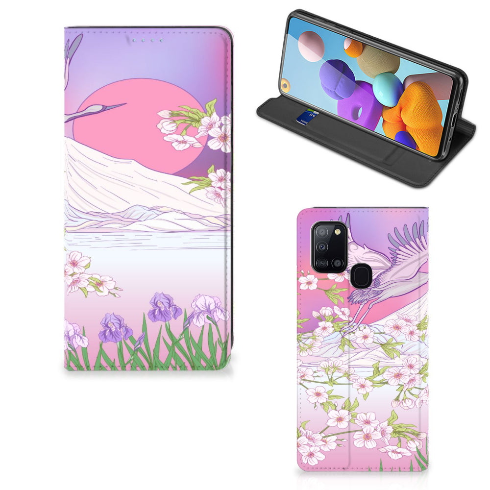 Samsung Galaxy A21s Hoesje maken Bird Flying