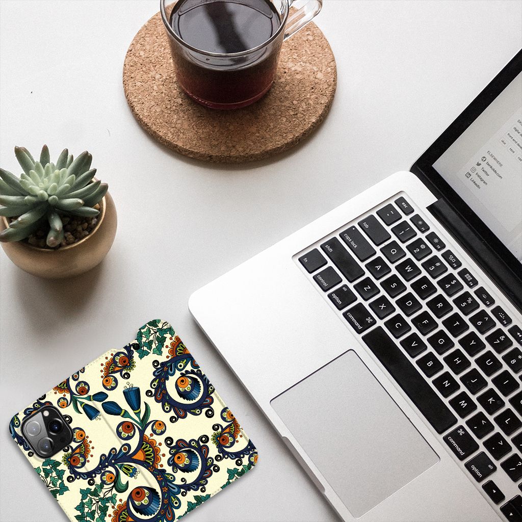 Telefoon Hoesje iPhone 14 Pro Barok Flower